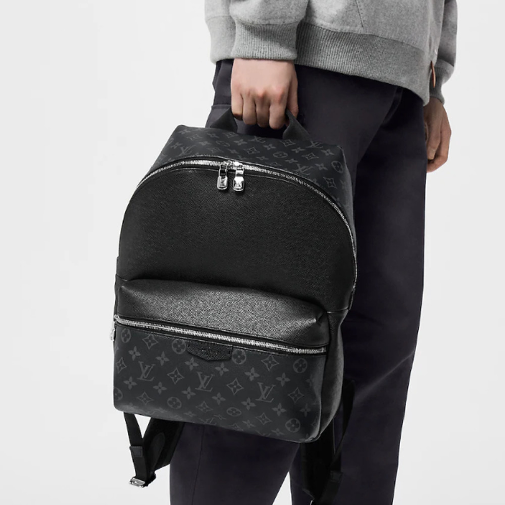 💎✨STUNNING✨💎 Louis Vuitton Discovery PM Rucksack Monogram Eclipse/Taiga Black